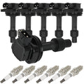 Set of 6 Ignition Coils & 6 Spark Plugs for Volvo 960 S90 (1992–1998)