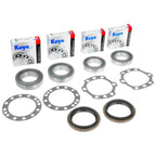 2 x Rear Japanese Wheel Bearing Kits + Grease for Toyota HZJ75 Disc Rear