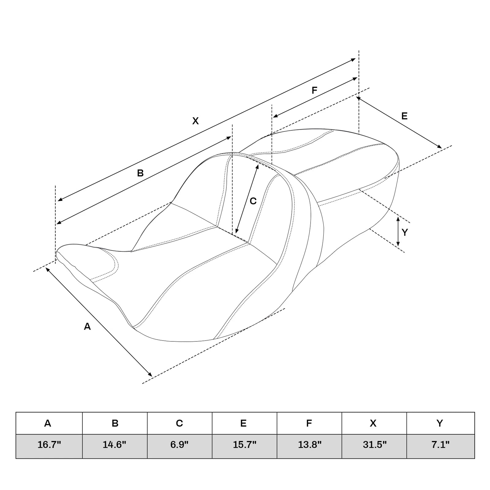 Driver Passenger Seat Backrest for Harley Touring Street Road Glide (2014–2023)