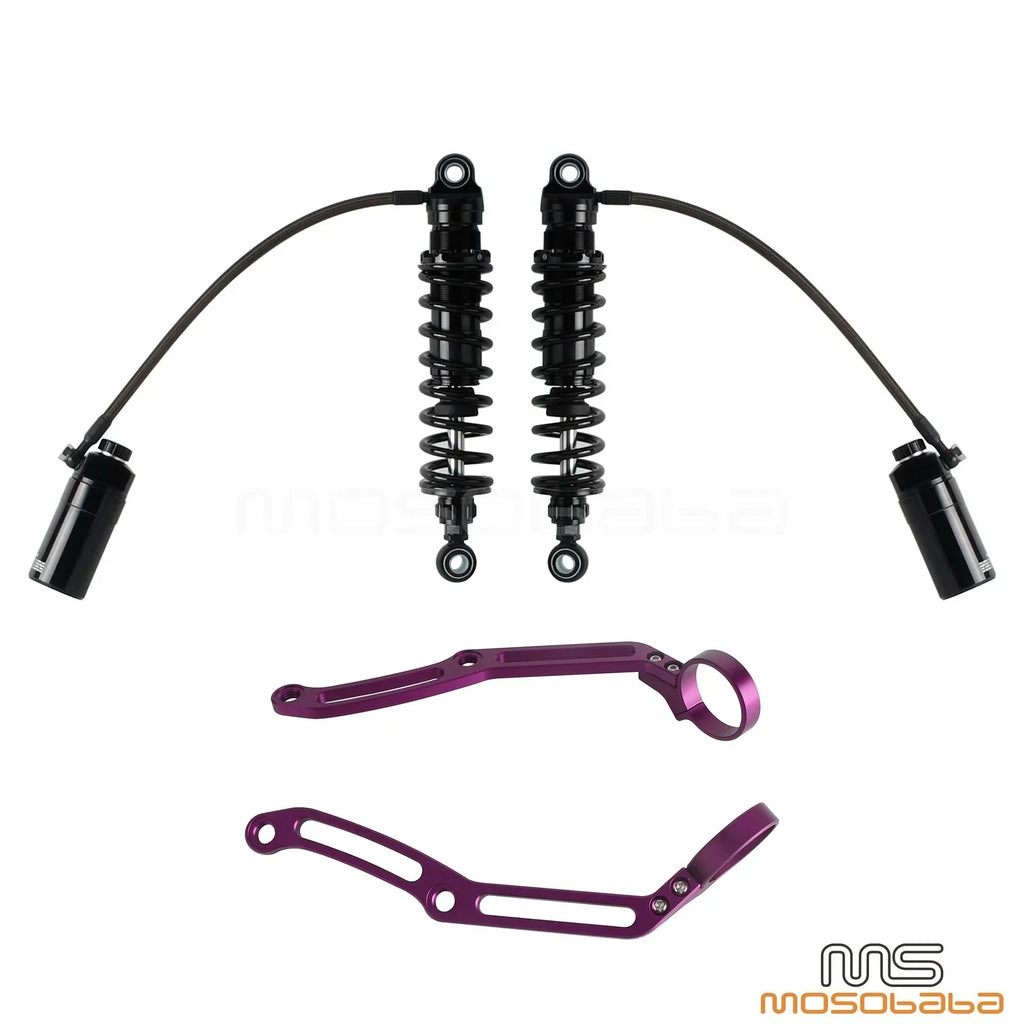 Monotube Remote Reservoir Shocks for Harley Street Glide EFI FLHX (2014-2024)