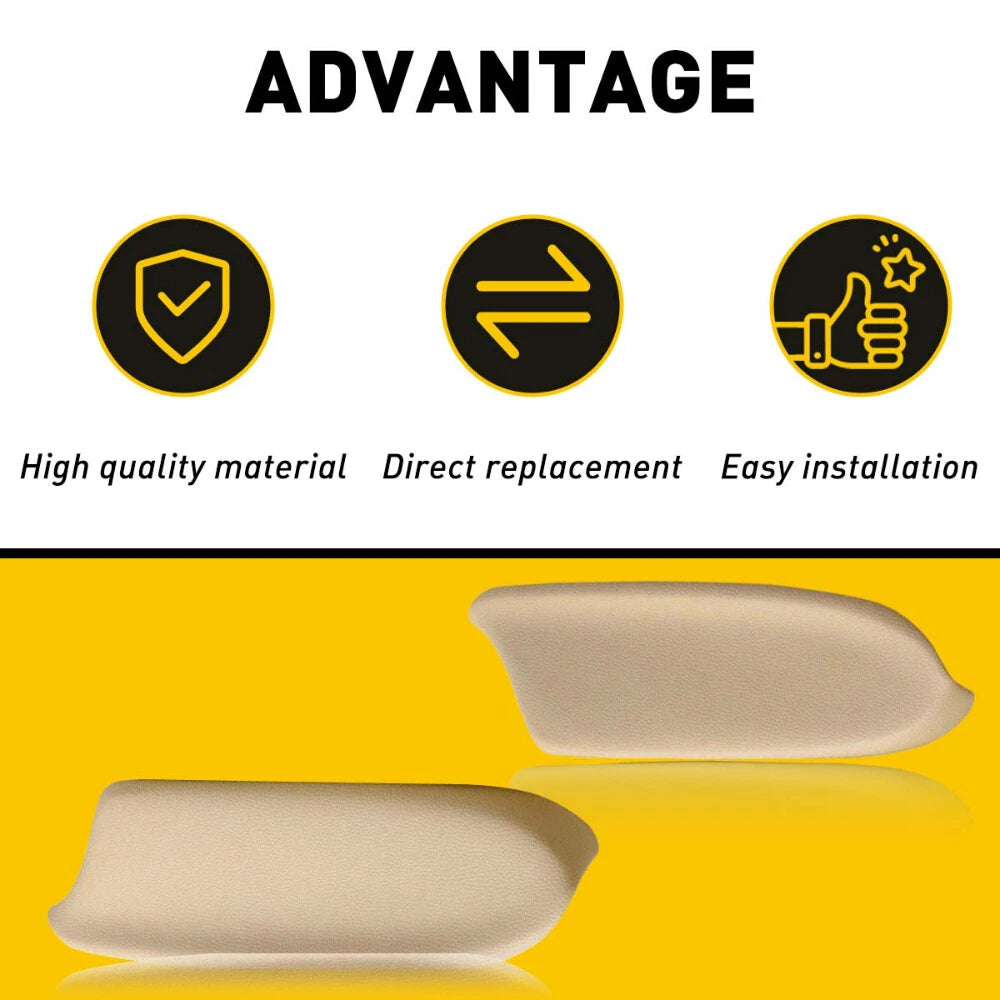 Set of 2 Beige Door Panel Armrests for Honda Accord (2008–2012)