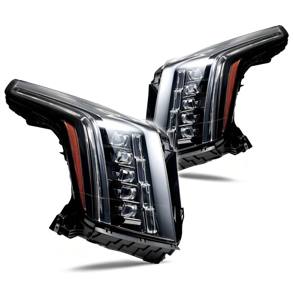 Full LED Headlight Set for Cadillac Escalade (2015–2020) Left+Right Pair