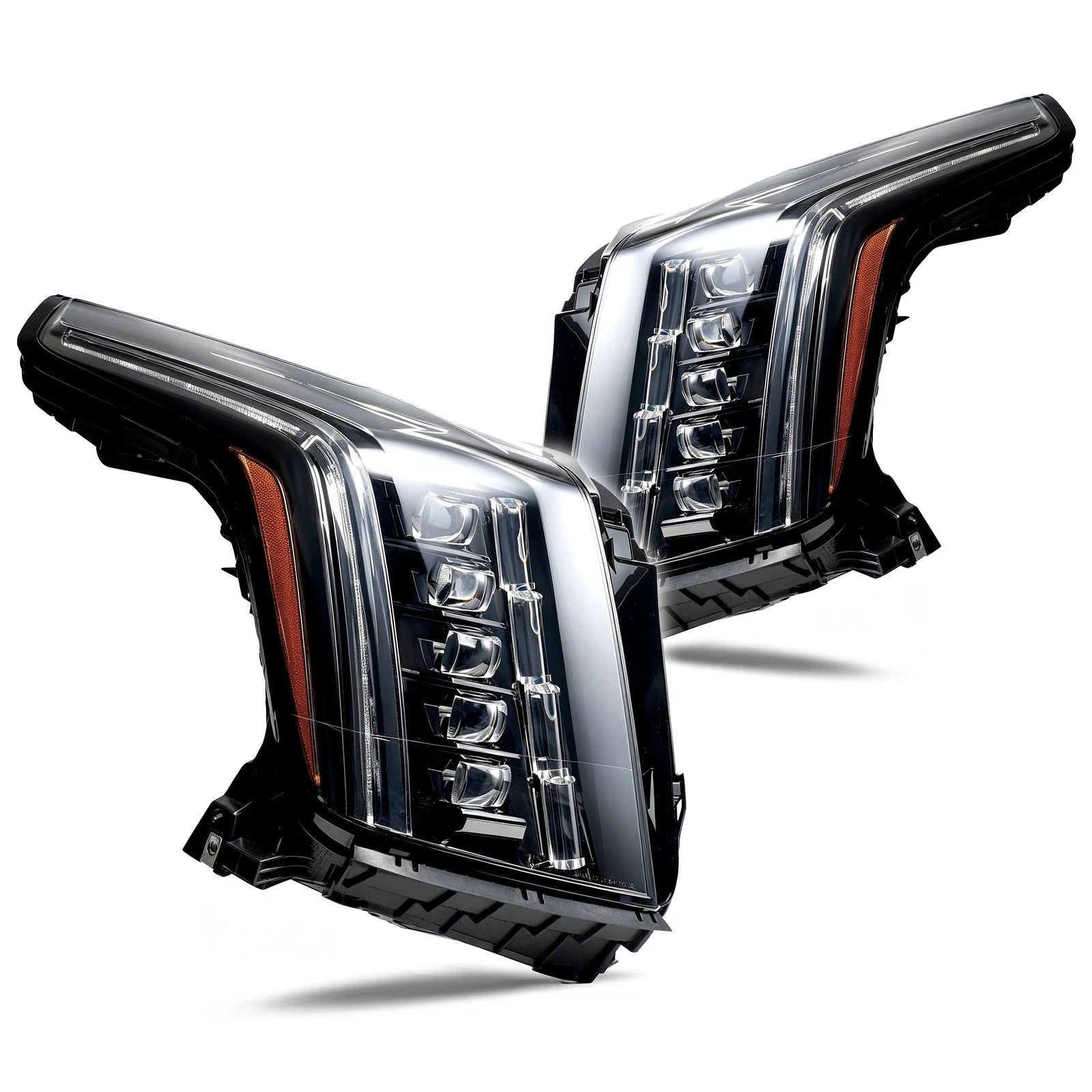 Full LED Headlight Set for Cadillac Escalade (2015–2020) Left+Right Pair