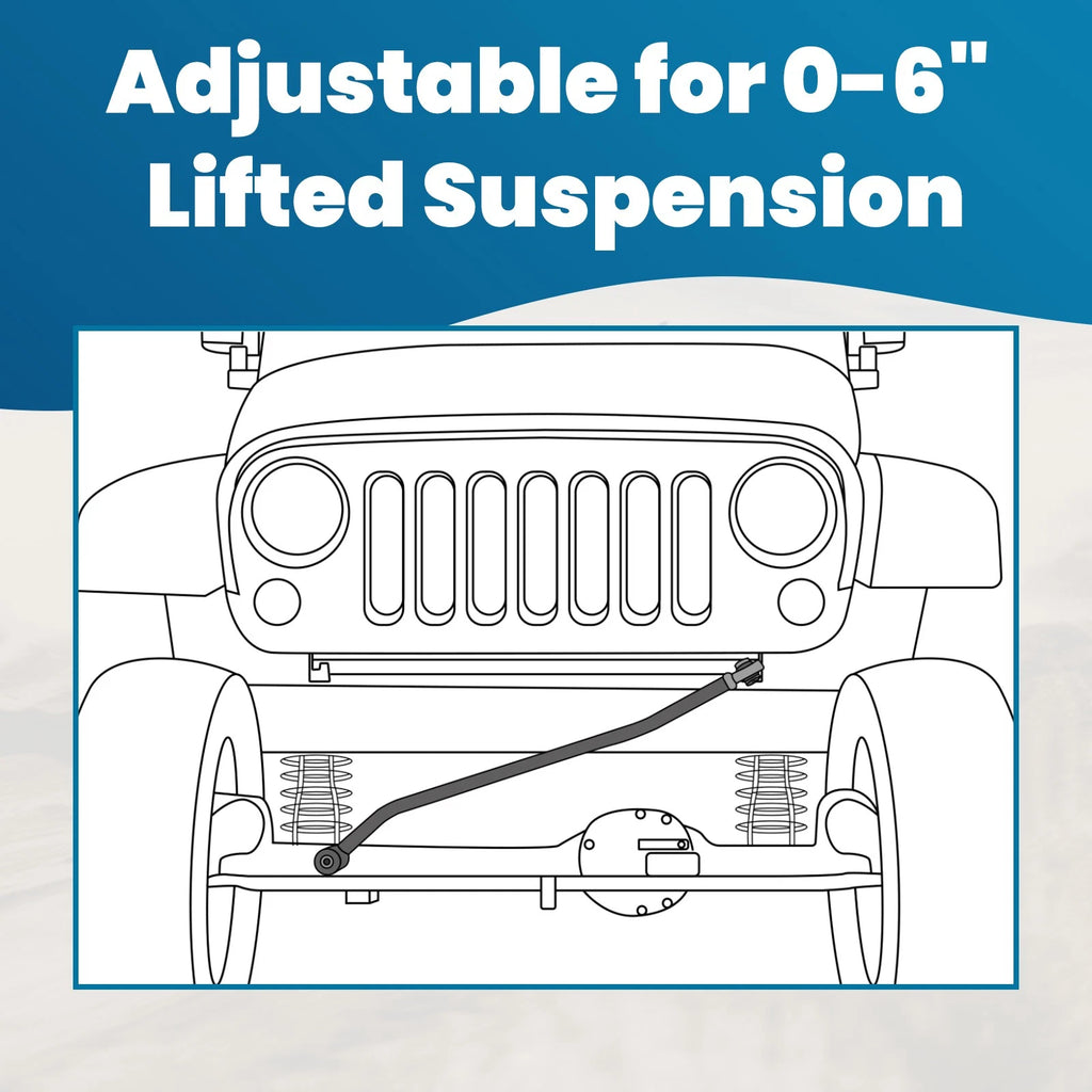 Adjustable Front Track Arm/Bar 0-6" Lift Kit for Ford F250 (2005–2007)