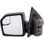 Driver Mirror for Ford F-150 (2015–2020) Manual Control Textured Black