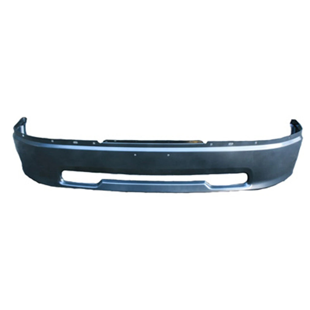 Replacement Primed Steel Front Bumper Face Bar w/o Fog Hole Openings