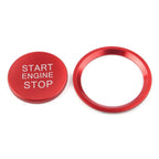 Red Engine Start Button Decorative Ring Cover for Audi A4L A5 A6L A7 A8