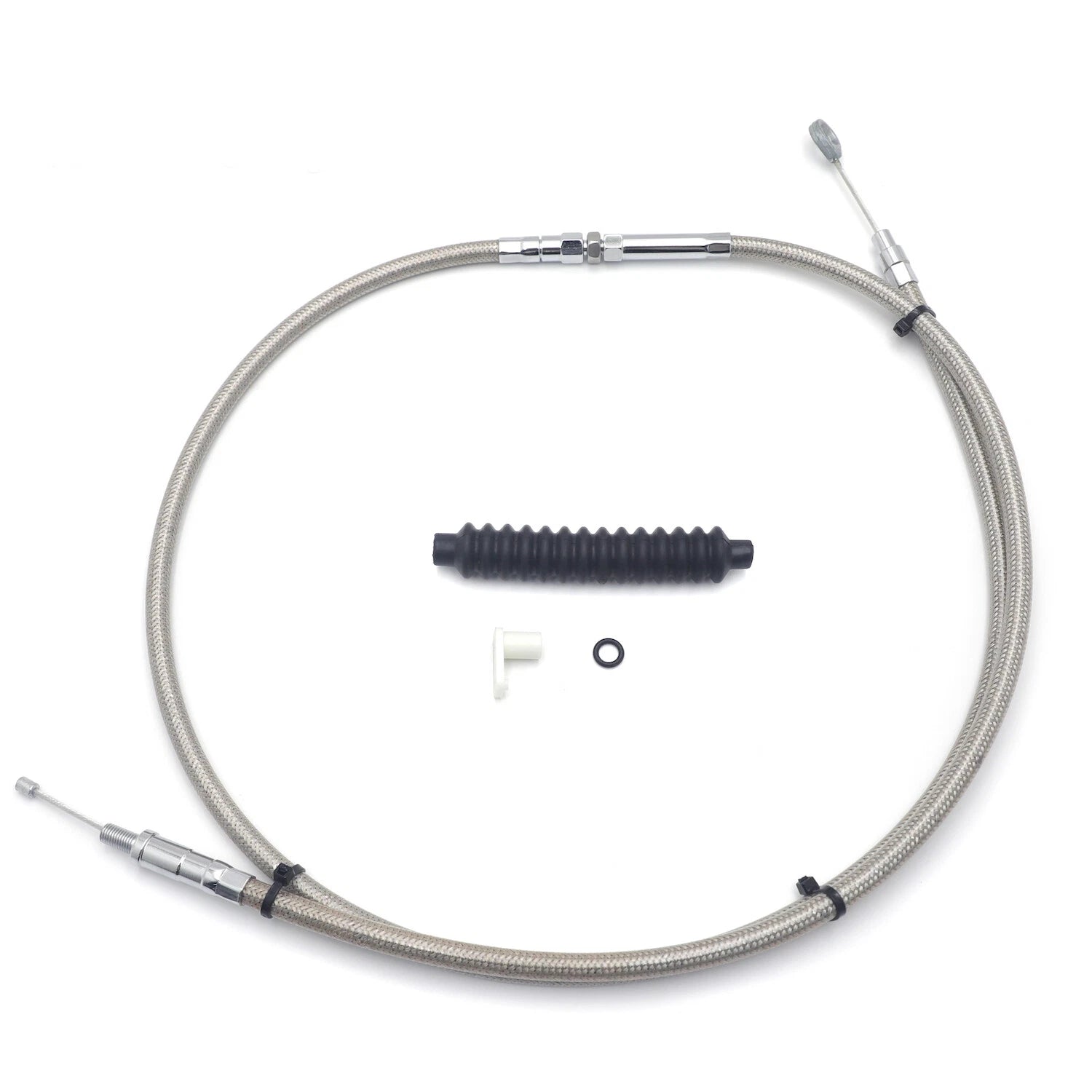 Stainless Braided Clutch Cable for Harley Davidson Big Twin Softail (1987–2005)