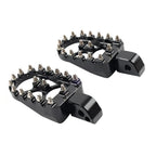 Black MX Style Rear Foot Pegs for Harley Softail Fat Bob Low Rider (2018-2023)