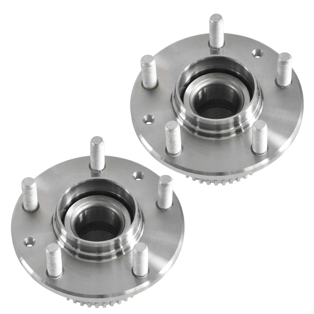 Set of 2 Rear Wheel Hubs and Bearings for Ford Fusion 2003–2012