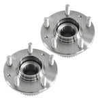 Set of 2 Rear Wheel Hubs and Bearings for Ford Fusion 2003–2012