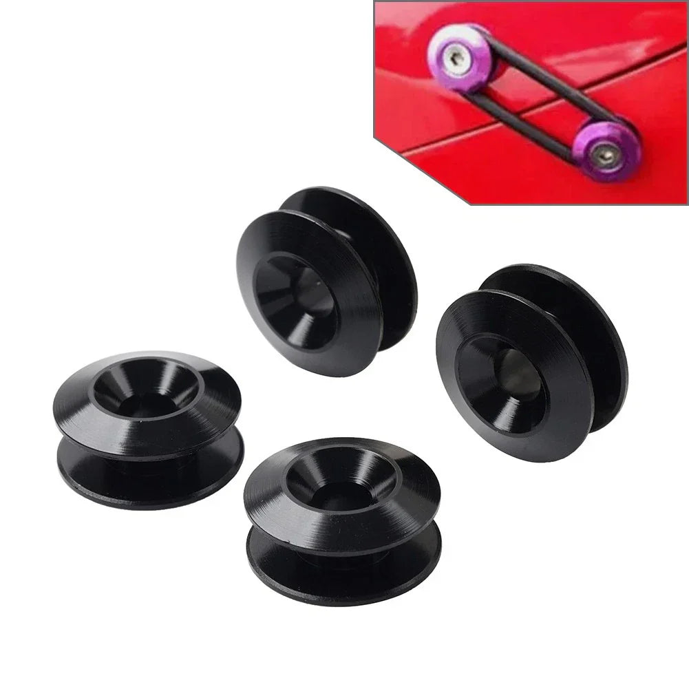 4PCS Black Quick Release Bumper Holder Clips for Trunk Hatch Lid