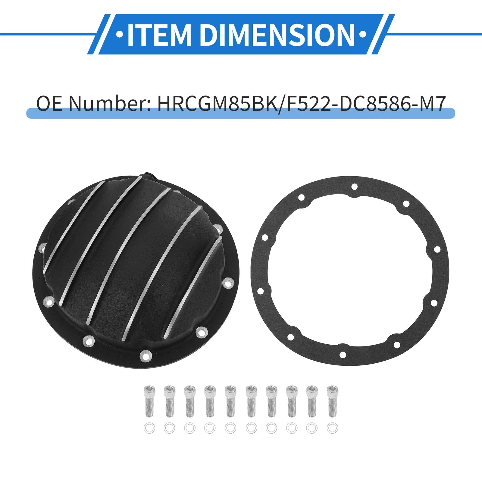 Differential Cover with Gasket for Chevy GM Intermediates (8.5" & 8.6")