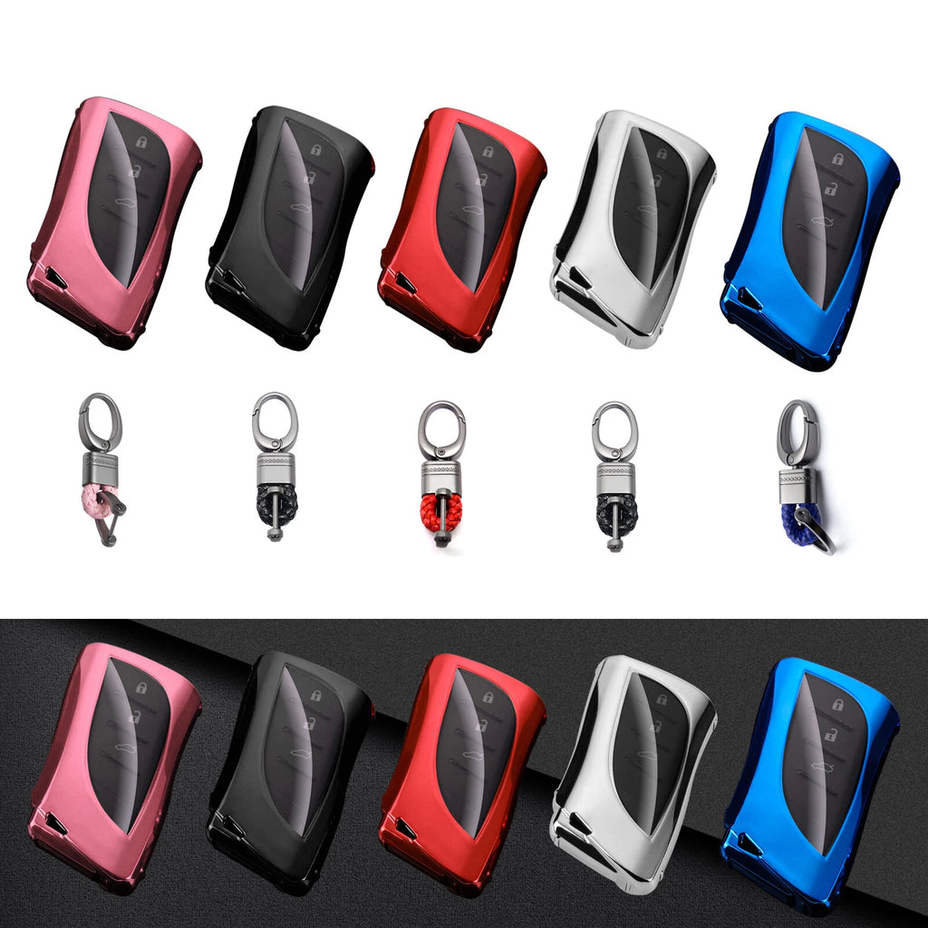 TPU Full Protect Remote Key Case for Lexus ES300h 350 LC500 (2019–2024)
