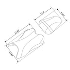 Black Rider Driver & Passenger Seats for Yamaha YZF R1 (2007-2008)