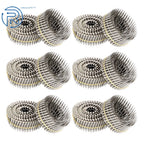 Set of 3600 Ring Shank Stainless Siding Nails 1-1/2" 15 Degree Coil