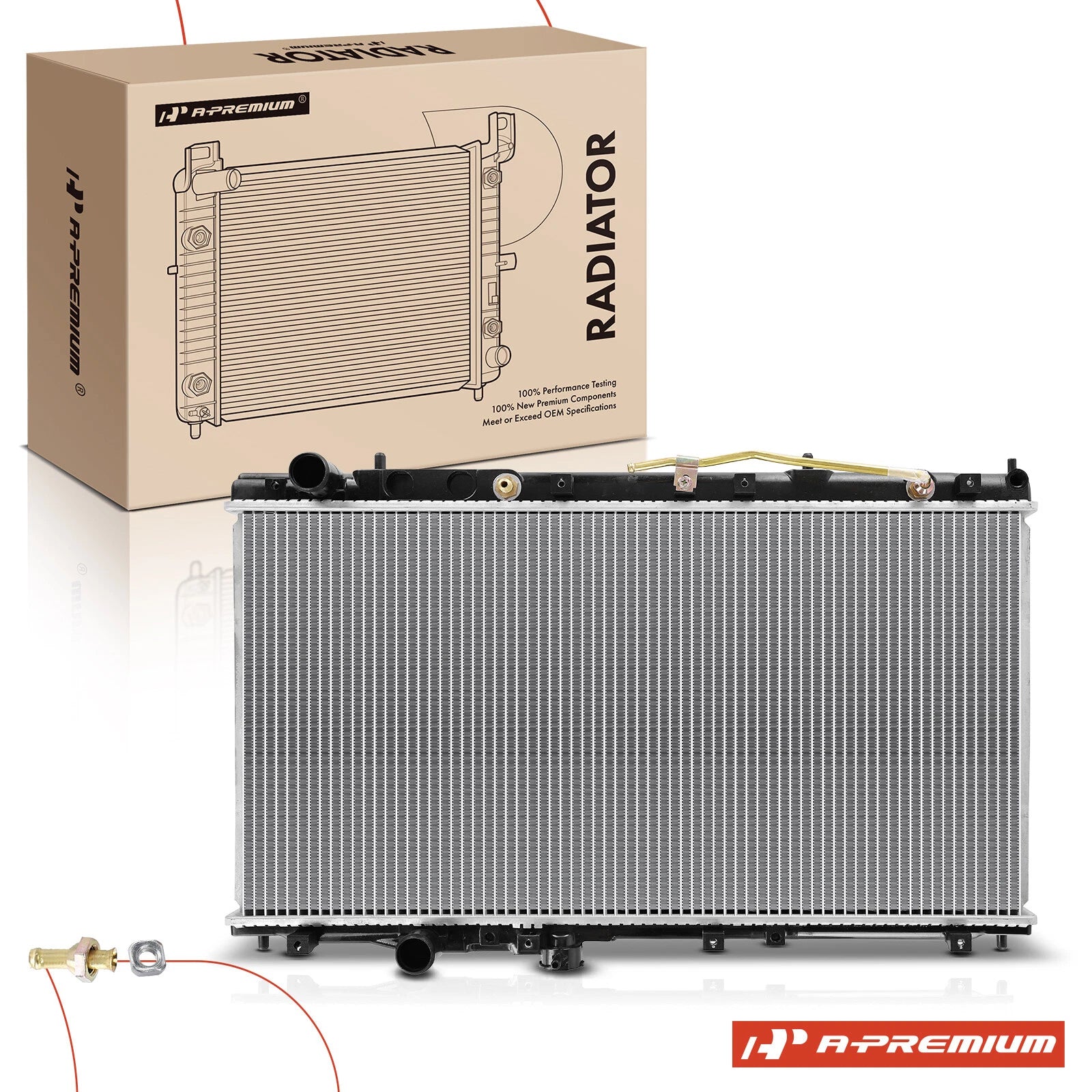Radiator with Trans Oil Cooler for Mitsubishi Galant (1994–1998)