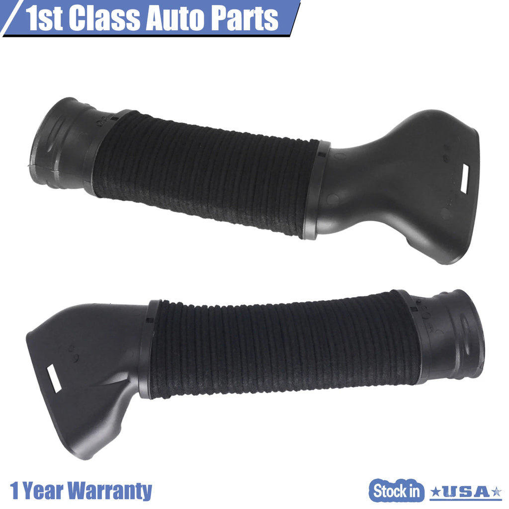 Set of 2 Air Intake Hoses for Mercedes Benz C230 C280 C350 (2006–2007)