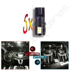 5x LED License Plate Light Bulbs T10 194 158 921 for Universal Vehicles
