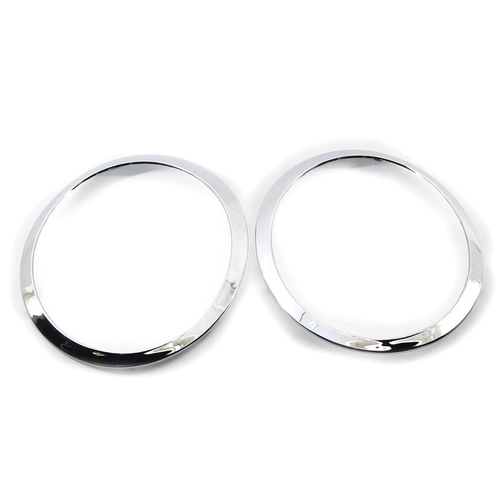 1 Pair Chrome Headlight Trim Ring for BMW Mini R55 R56 R57 R58 R59