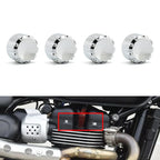 Billet Head Bolt Cover Caps for T120 Street Twin, Street Scrambler, Thruxton (2016-2023)