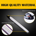 2X Sequential LED Strip-Light DRL Turn Signal Headlight for