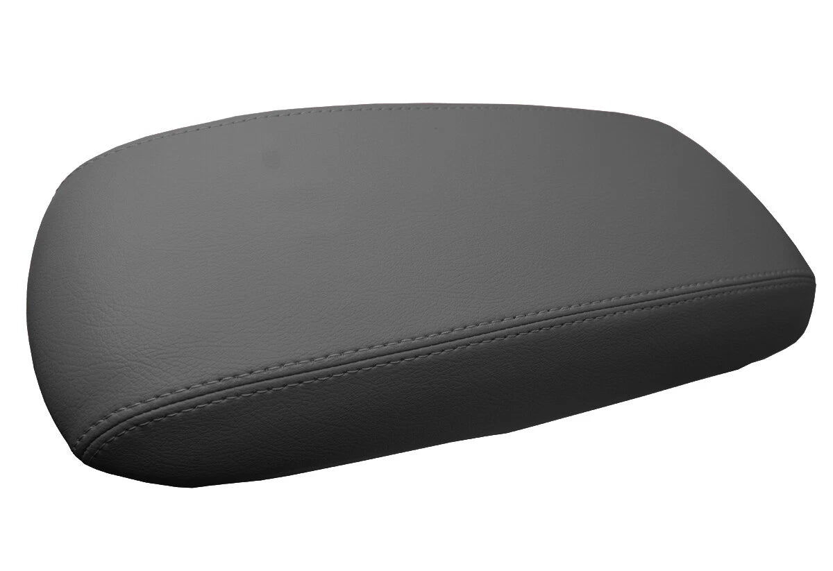 Leather Console Lid Pull Over Cover for Ford Escape (2001–2004) Gray