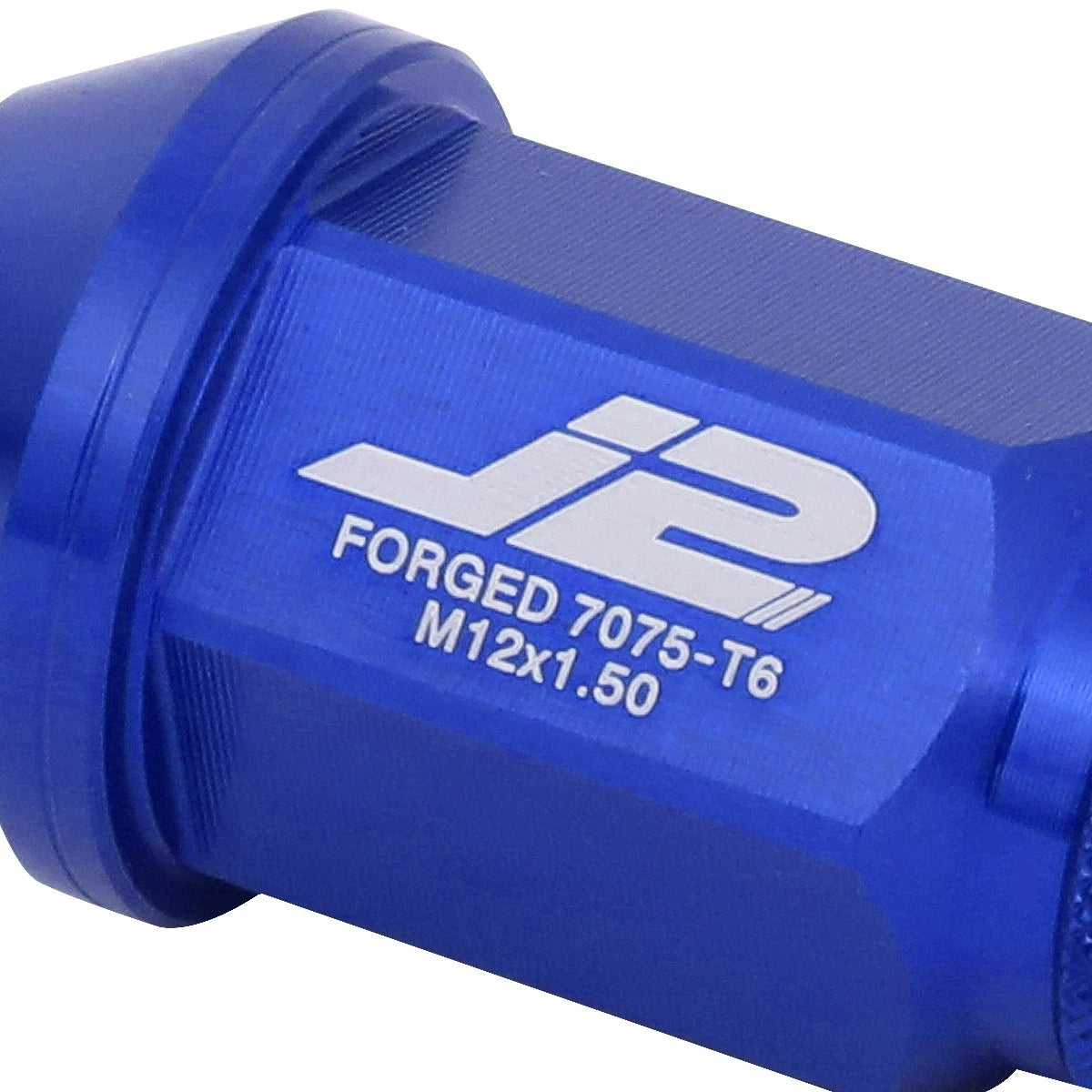 Set of 20 J2 7075 Forged Aluminum Open-End Lug Nuts M12x1.5 for Universal