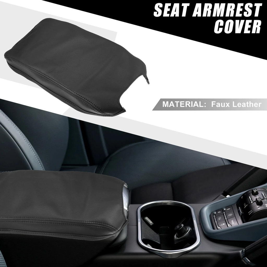 Center Console Armrest Cover Pad for Toyota Camry Hybrid (2012–2017) Black