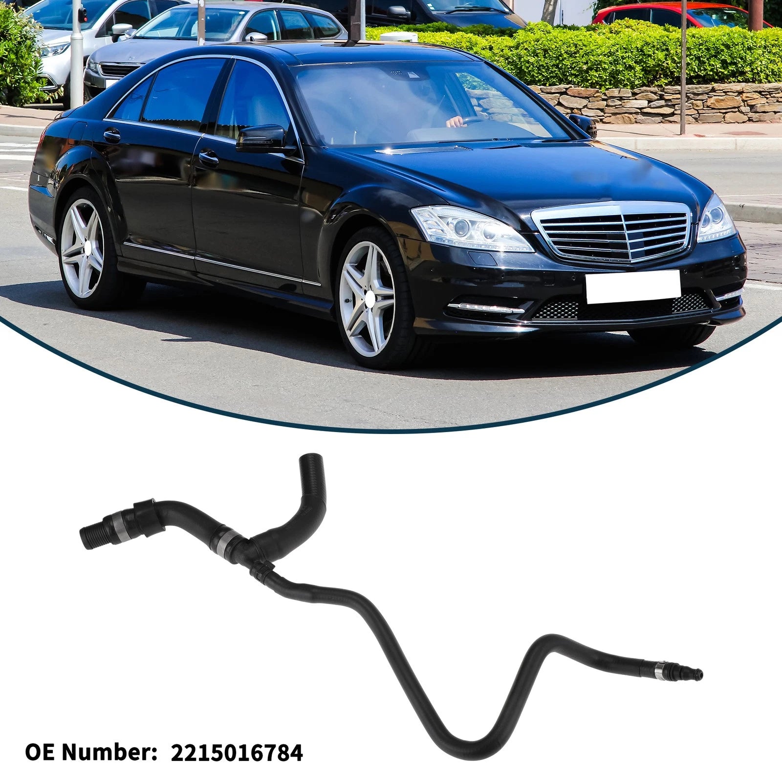 Radiator Hose for Mercedes-Benz S-Klasse W221 S400 (2009–2013) No. 2215016784