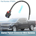 Set of 2 Starter Pigtail Connector Harness Plug PT2974 19300471 for Chevrolet