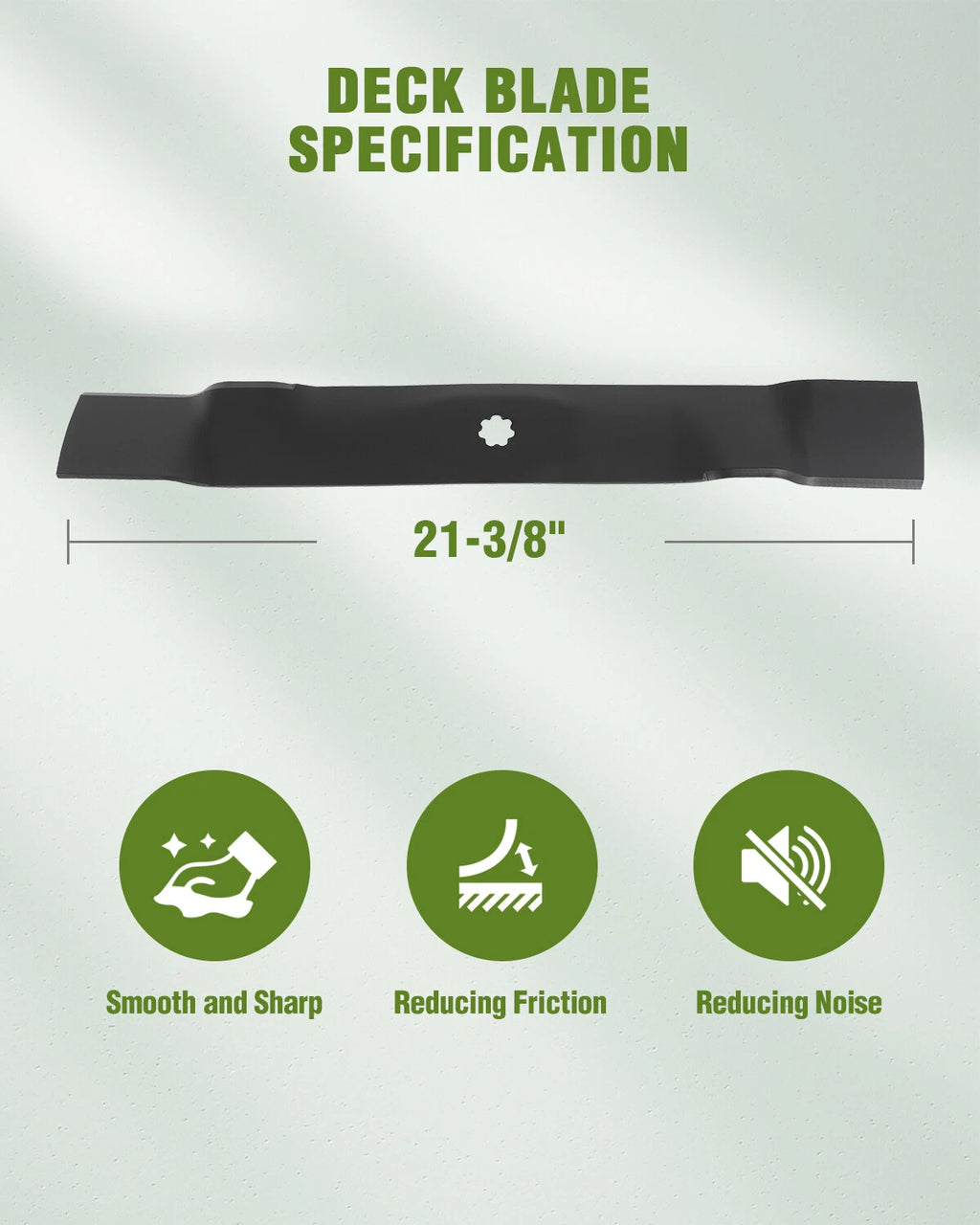 Deck Belt Blade Kit for John Deere L100 L108 L118 L111 L110 (2000–2005)