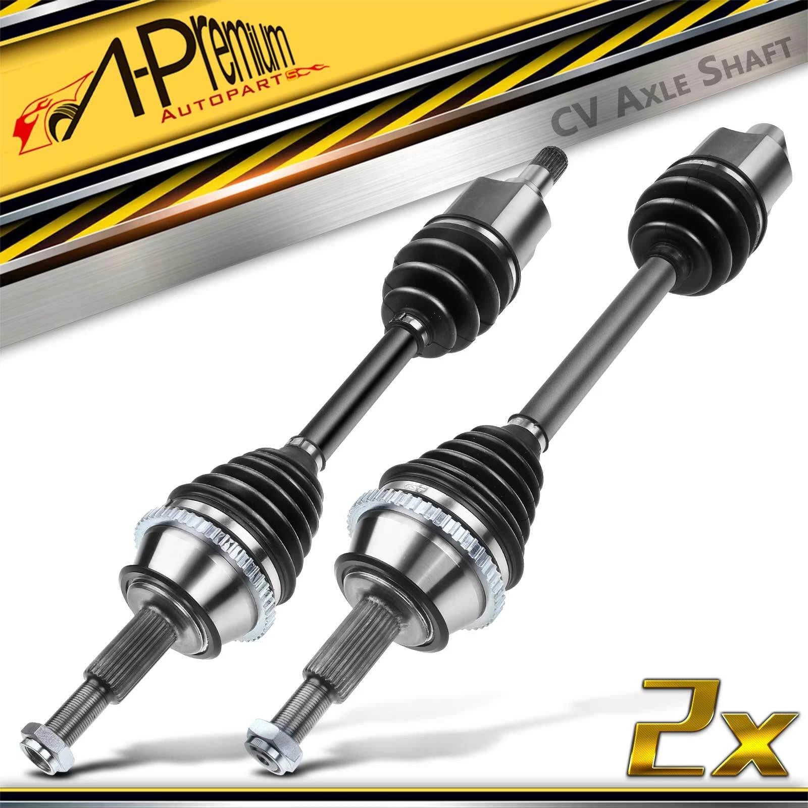 2X Front CV Axle Shaft Assembly for Ford Taurus SHO (1991–1995)