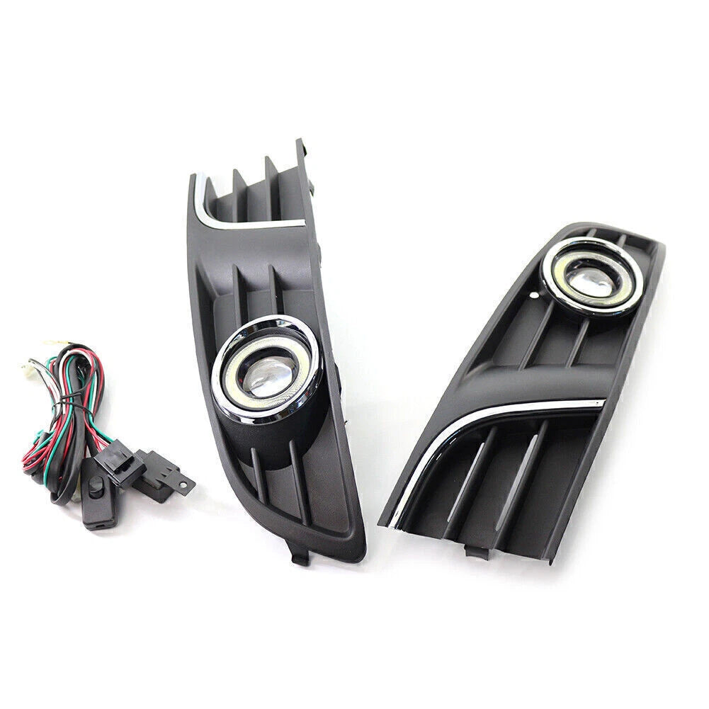 2X Front Side LED Fog Lamp for VW Polo (2011–2013) 6QD854661A 6QD854662A