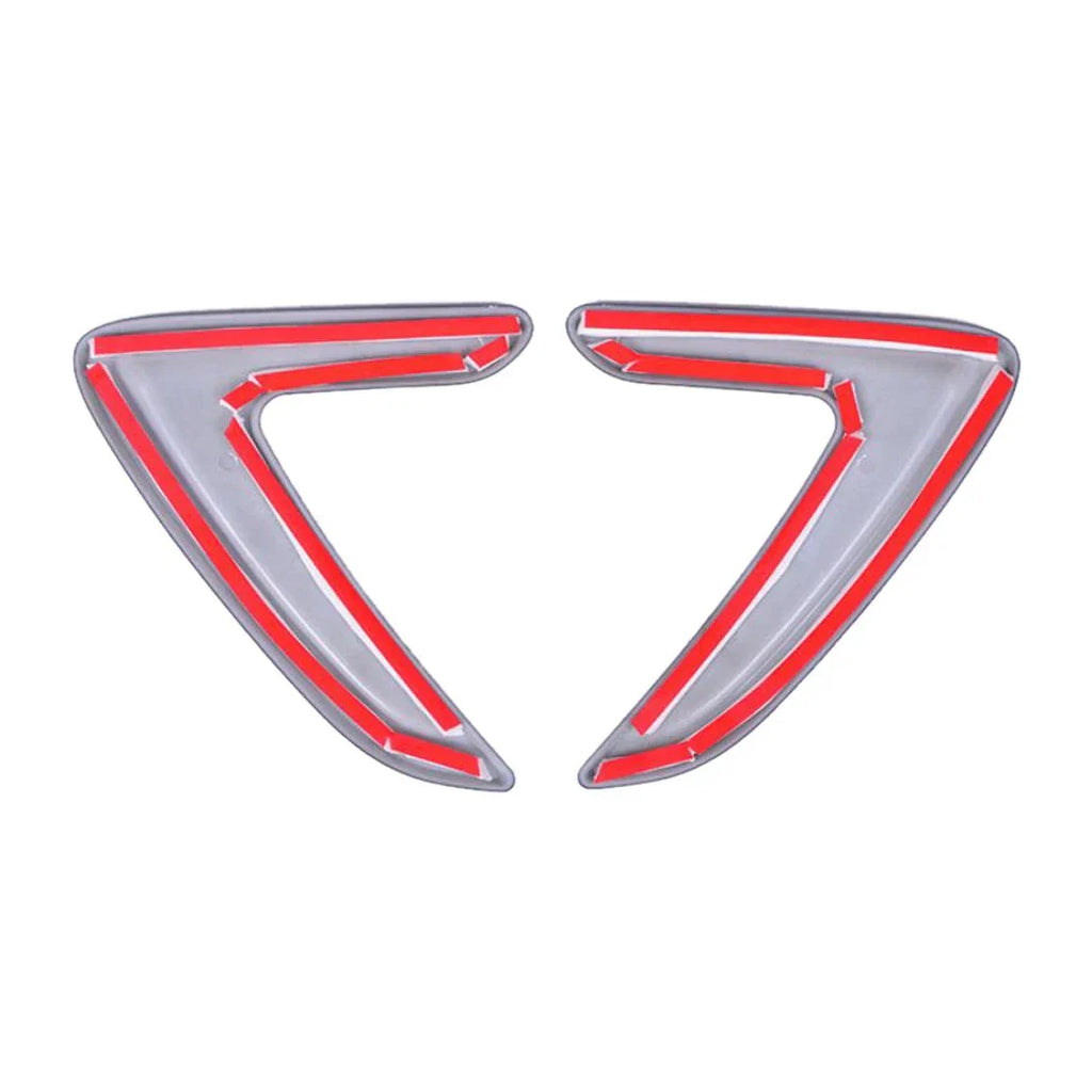 2 x Black Side Wing Air Draft Fender Trim for BMW X5 F15 (2014-2016)