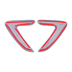 2 x Black Side Wing Air Draft Fender Trim for BMW X5 F15 (2014-2016)