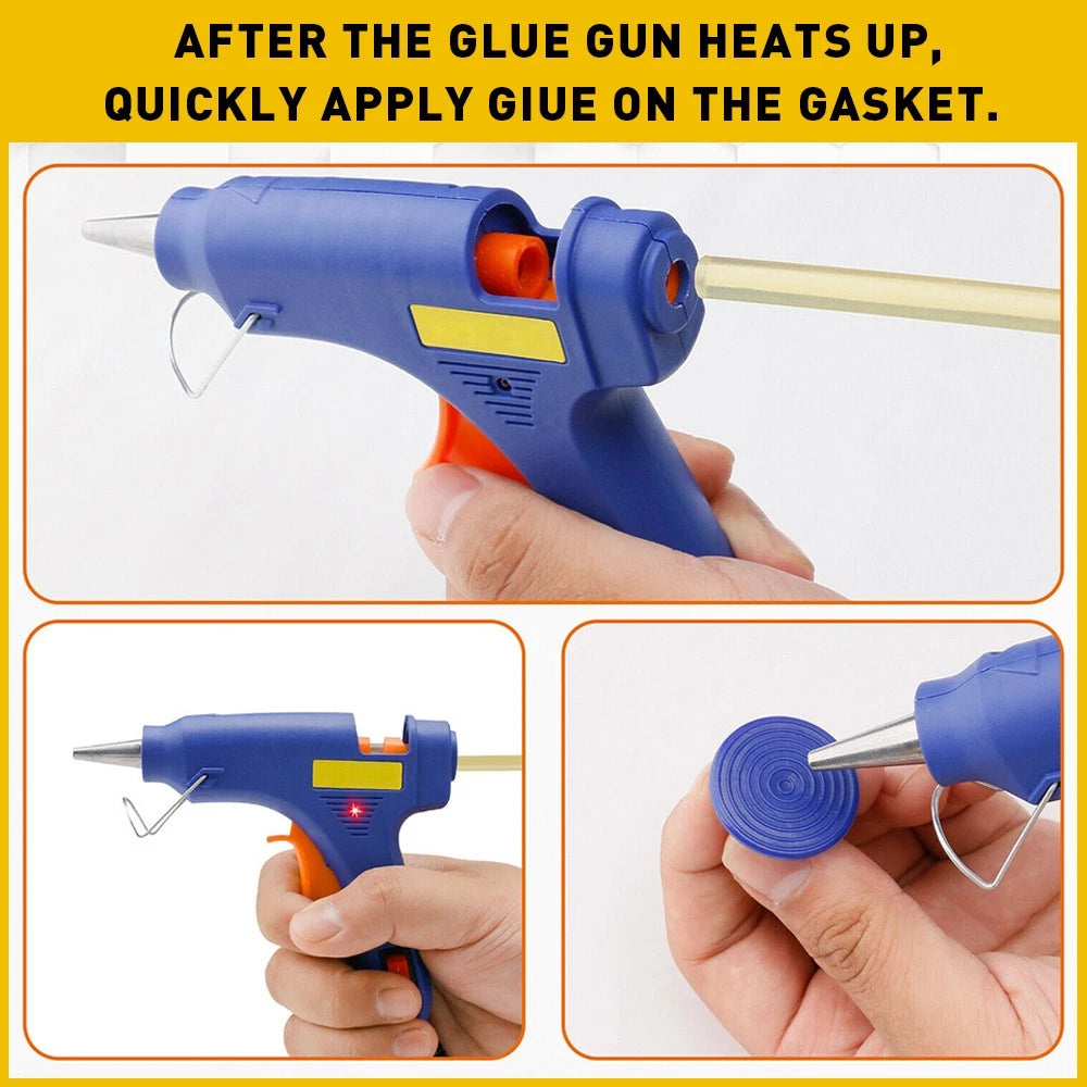 Paintless Dent Repair Kit for All Vehicles (Includes Puller, Glue Gun)