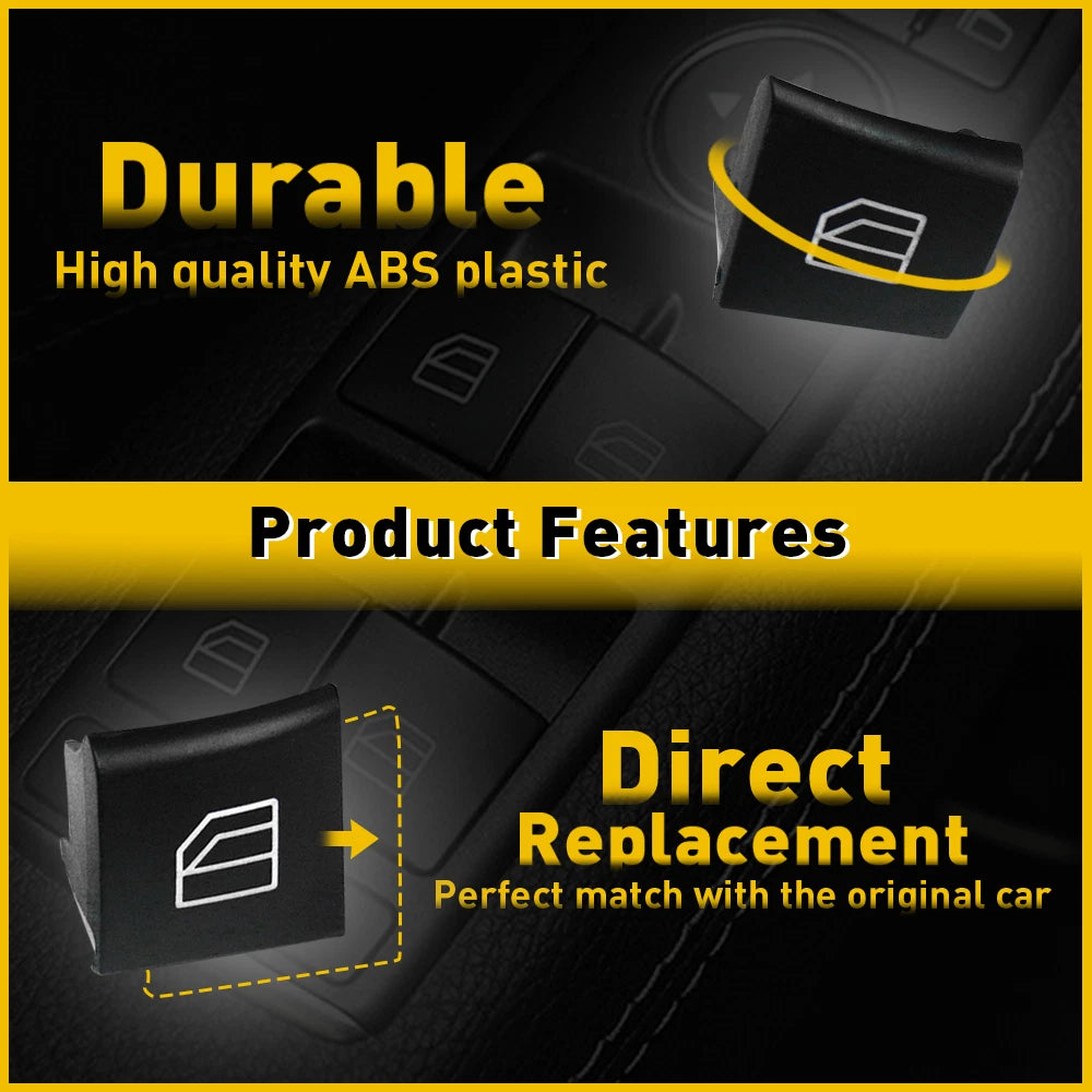 Electric Power Window Switch Cover Cap for Mercedes ML GL R-Class (2006â2015)