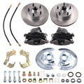 Complete Front Disc Brake Kit for Chevy Nova Omega Ventura (1968–1974) w/ Calipers