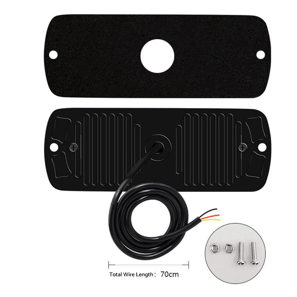 12 LED Strobe Warning Beacon for Truck (12V–24V)