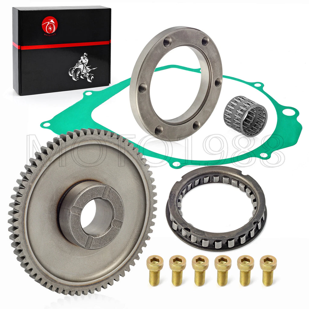 One Way Bearing Starter Clutch Kit Idler Gear for Yamaha Warrior 350 (1987–2004)