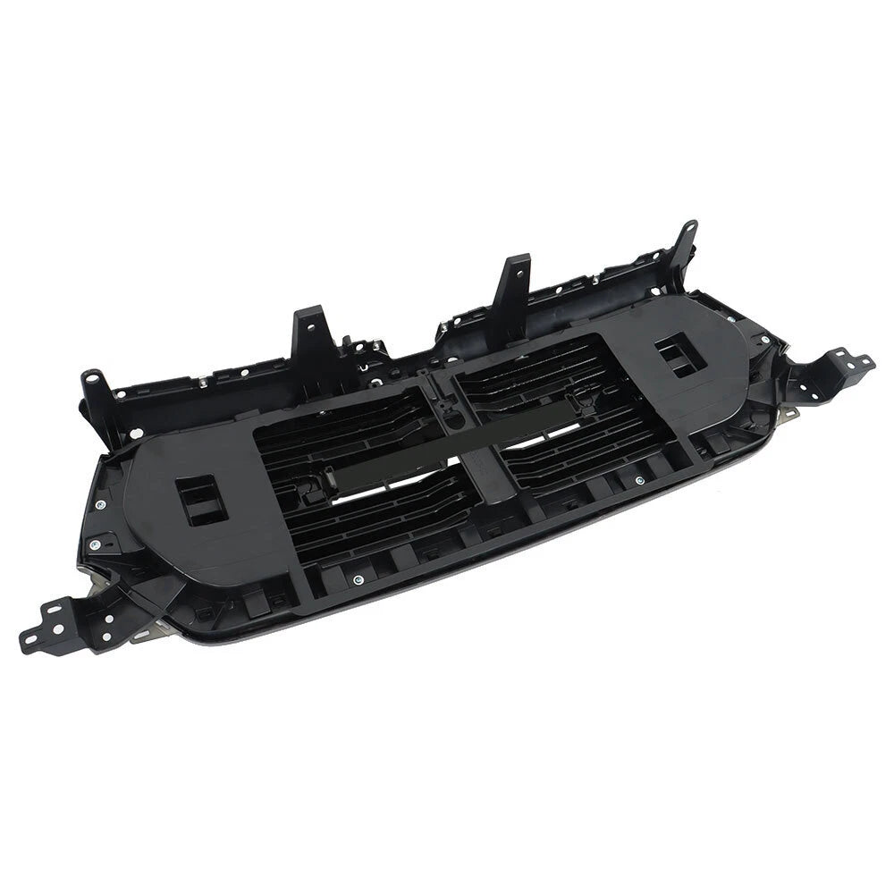 Front Upper Grille for Ram 1500 (2019–2022) Glossy Black Plastic