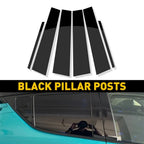 Glossy Black Door Pillar Window Post Trim for Toyota Camry (2012–2017)