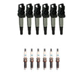 Set of 6 NGK Ignition Coils & Iridium Spark Plugs for BMW E82 F12 F16 F32 F33 F02 F87