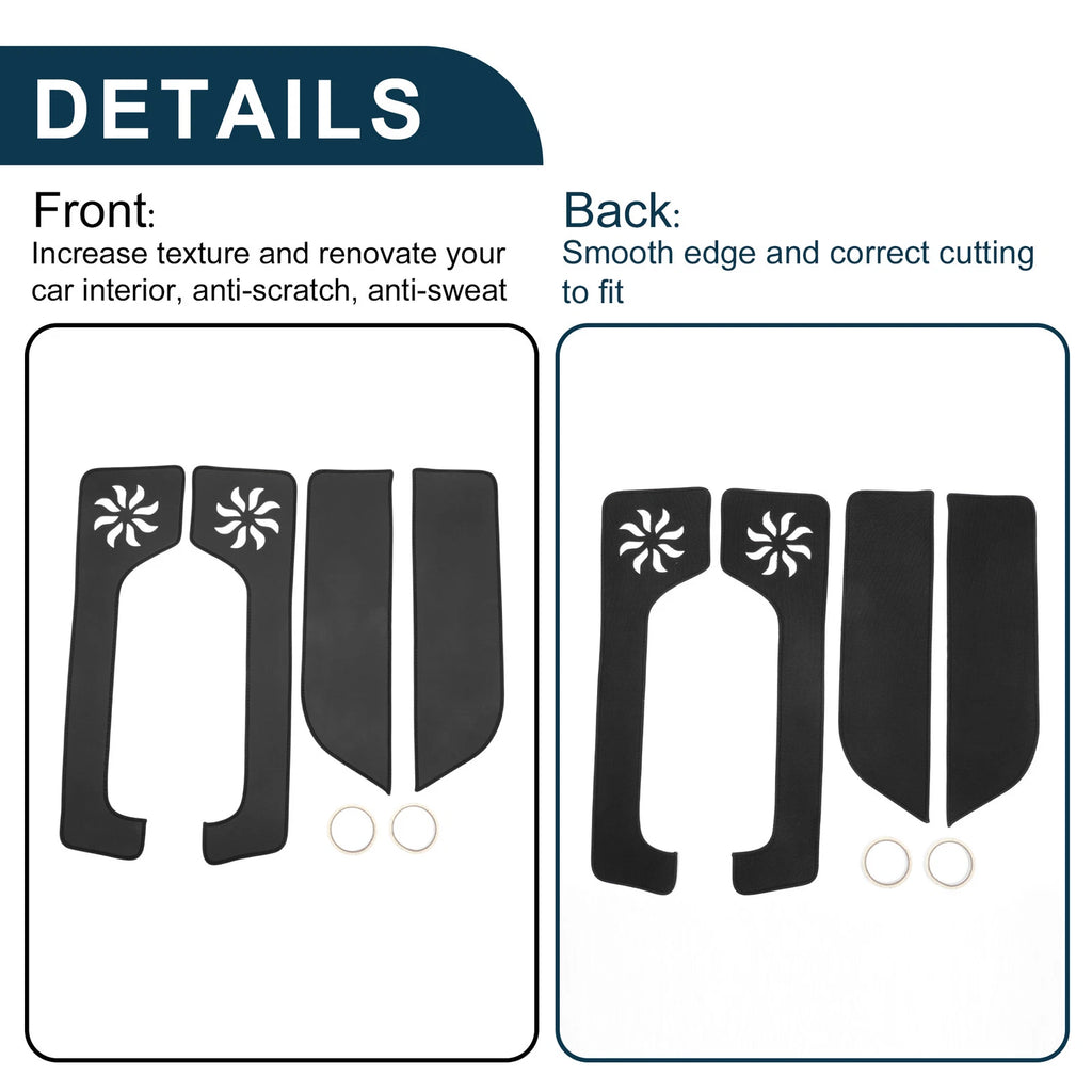 Set of 1 Car Door Anti Kick Pad Sticker Protector for Volkswagen Santana (2005–2012)