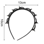 Textured MultiLayer Hair Band with Bangs Clip for Creative Hairstyles
