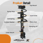 Set of 4 Suspension Struts Assembly for Nissan Murano (2009-2014)