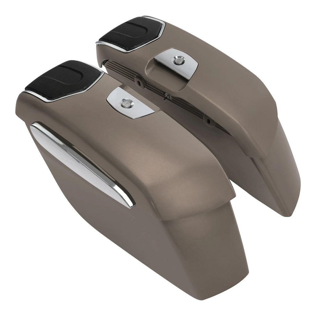 Hard Saddlebags Speaker Cutouts for Indian Chieftain (2019–2025) Bronze Smoke