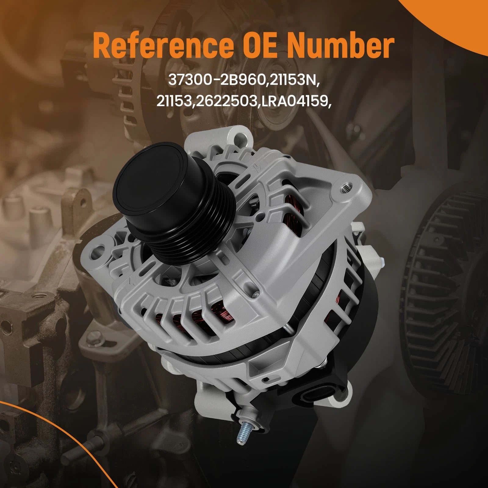 Alternator for Kia Forte Optima Soul (2016–2020) 1.6L