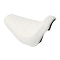 Rider Driver Seat Cushion White for Harley Heritage Softail FLSTC (2006-2017)